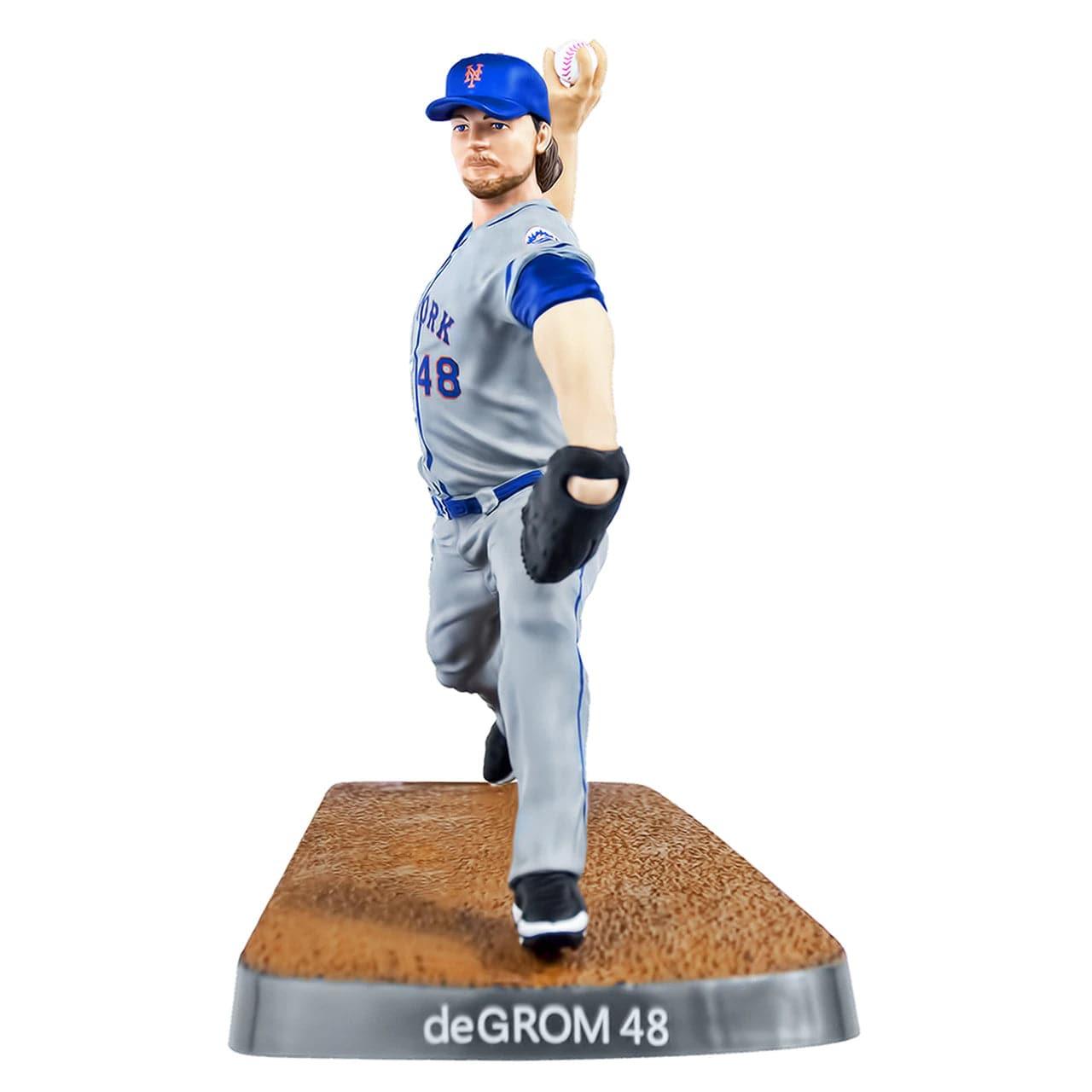 Jacob DeGrom New York Mets Imports Dragon MLB 6" Action Figure - Grey