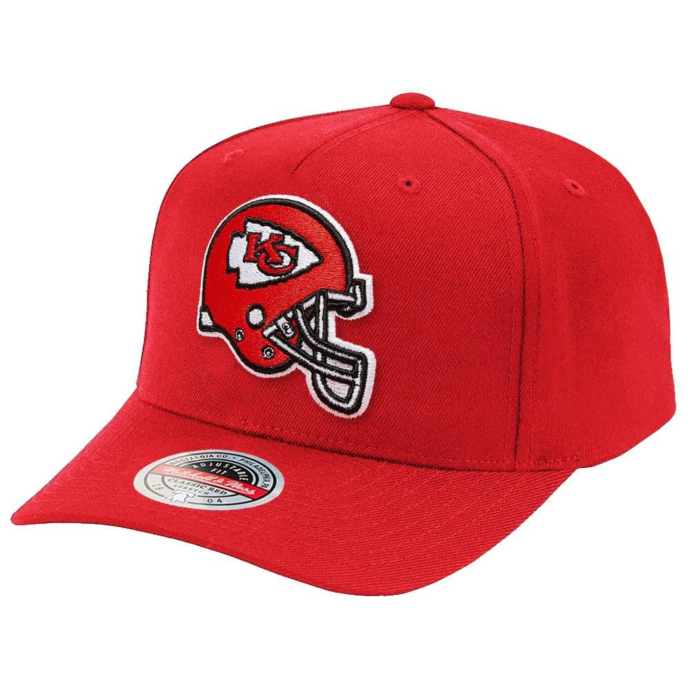 Kansas City Chiefs Mitchell & Ness NFL Sweep Right Classic Red Curve Snapback Hat - Red
