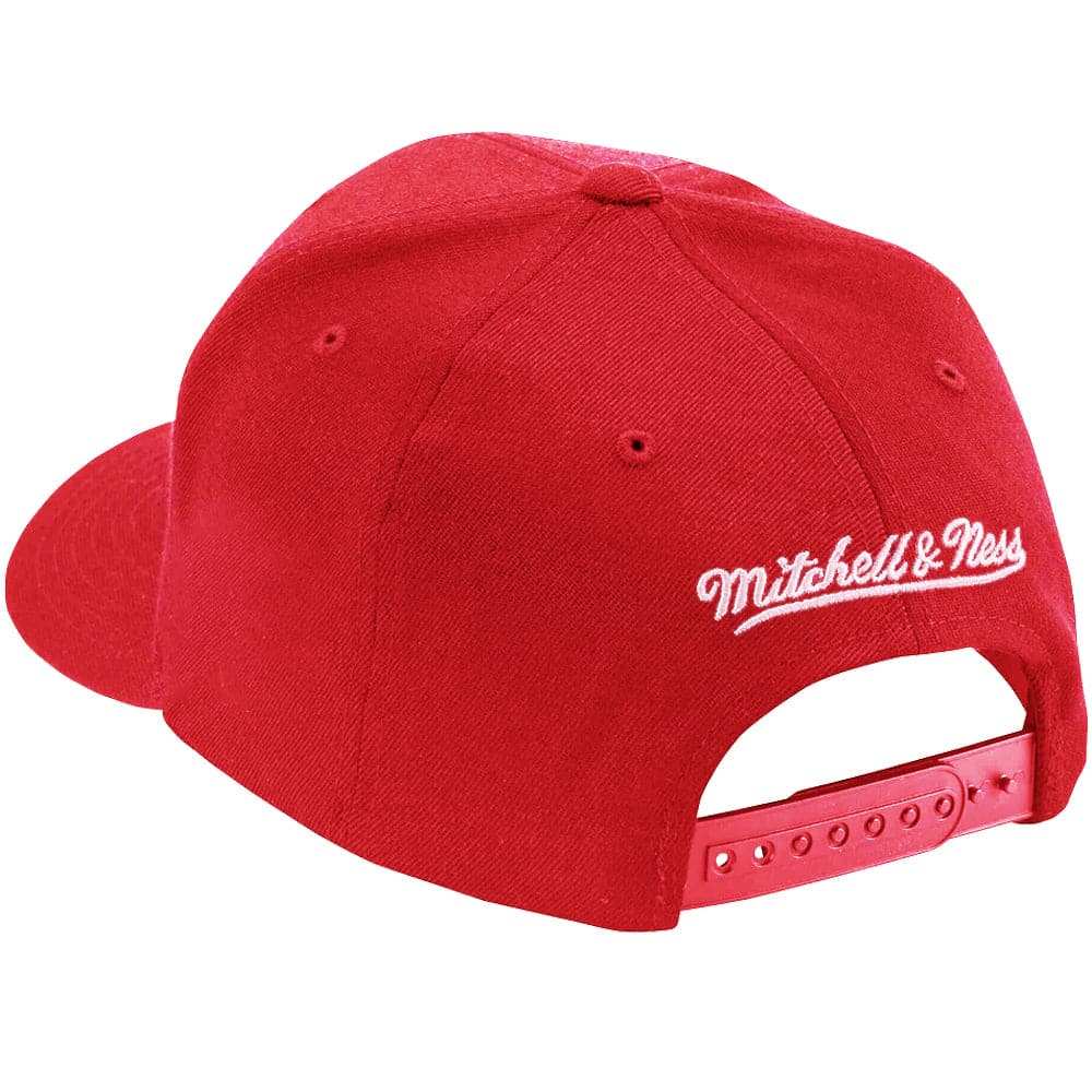 Kansas City Chiefs Mitchell & Ness NFL Sweep Right Classic Red Curve Snapback Hat - Red
