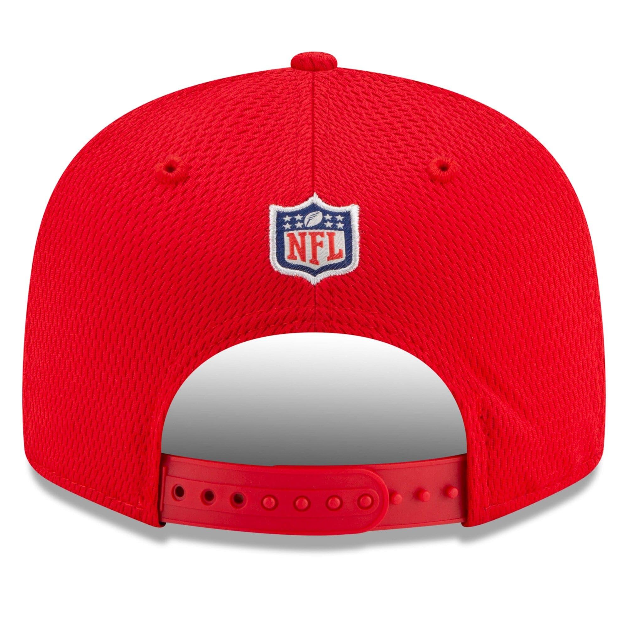 Kansas City Chiefs New Era NFL 2021 Sideline Road 9FIFTY Snapback Hat - Black