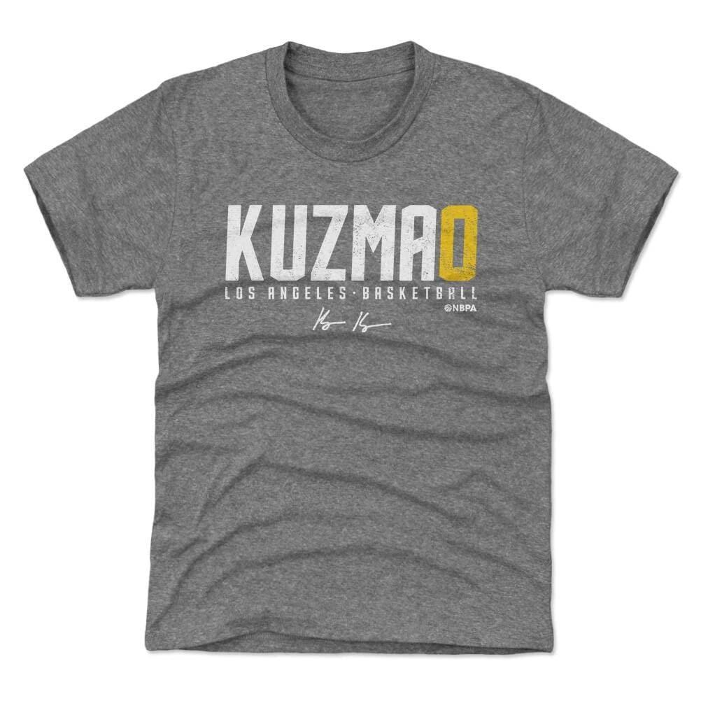 Youths Kyle Kuzma Los Angeles Lakers 500 Level NBA Kuzma0 T-Shirt - Gray
