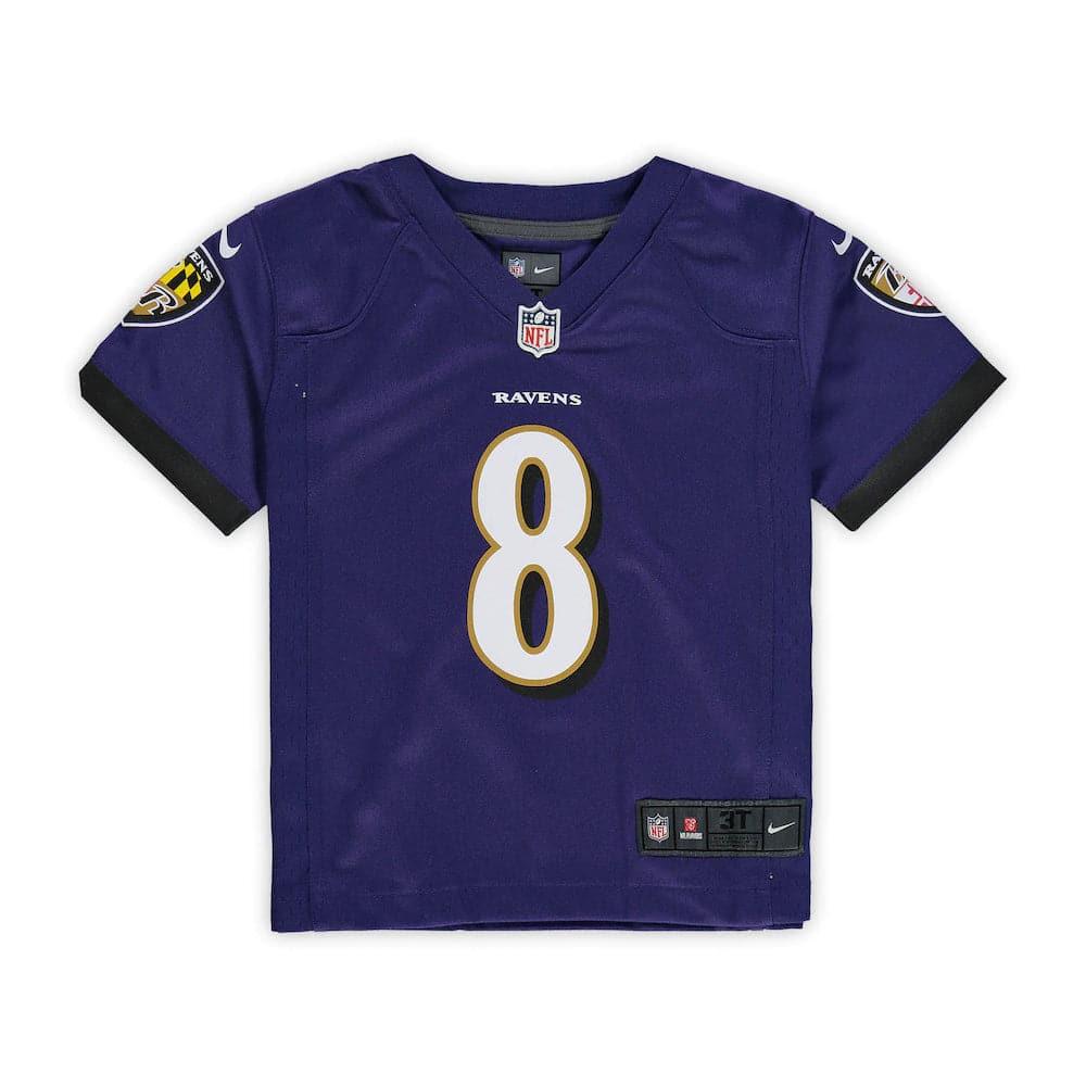Toddlers Lamar Jackson Baltimore Ravens Nike NFL Game Jersey - Purple