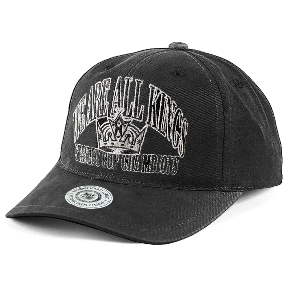 Los Angeles Kings NHL Vintage Deadstock Snapback Hat - Faded Black