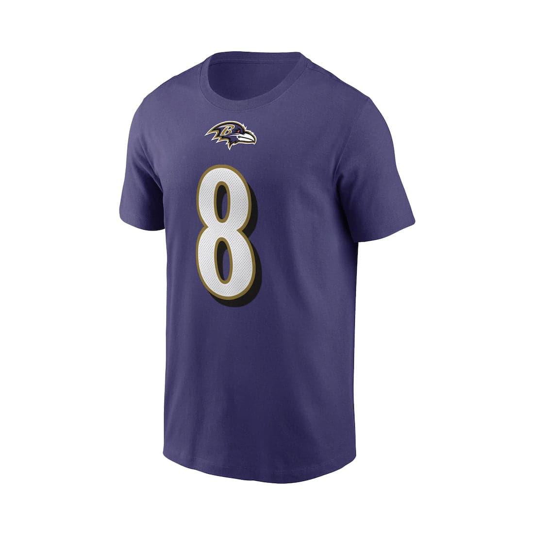 Youths Lamar Jackson Baltimore Ravens Nike NFL Player T-Shirt - Purple