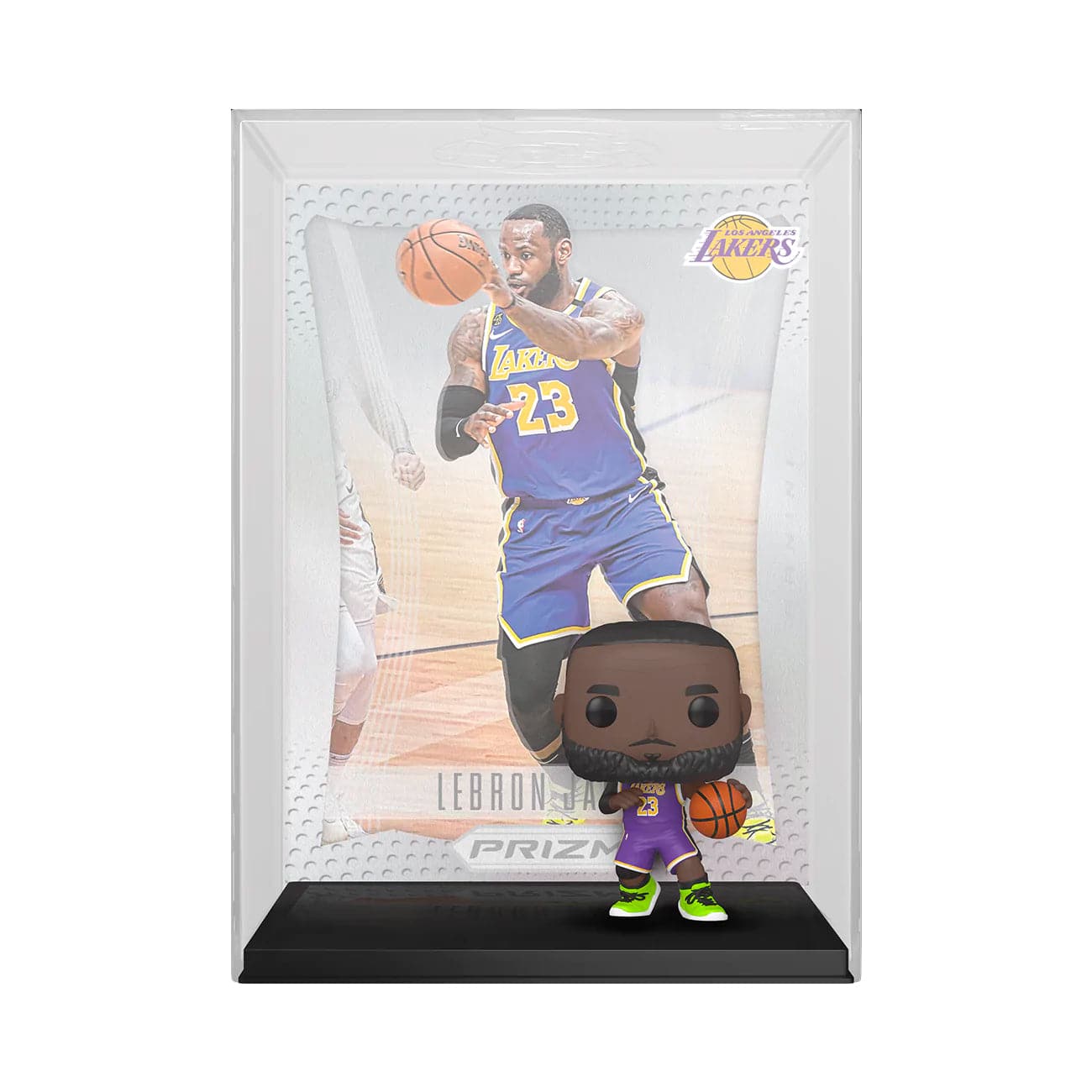 LeBron James Los Angeles Lakers Funko NBA Prizm Trading Card Figure