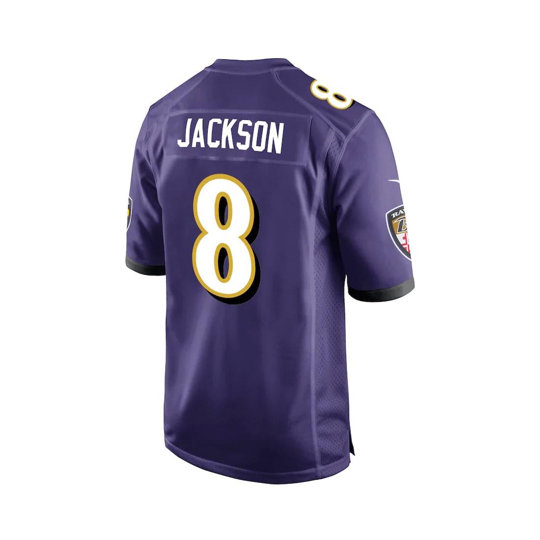Boys Lamar Jackson Baltimore Ravens Nike NFL Game Jersey - Purple