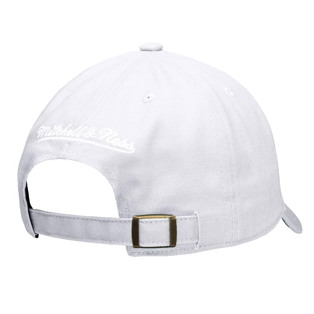 Los Angeles Clippers Mitchell & Ness NBA Buzzer Unstructured Curve Strapback Hat - White