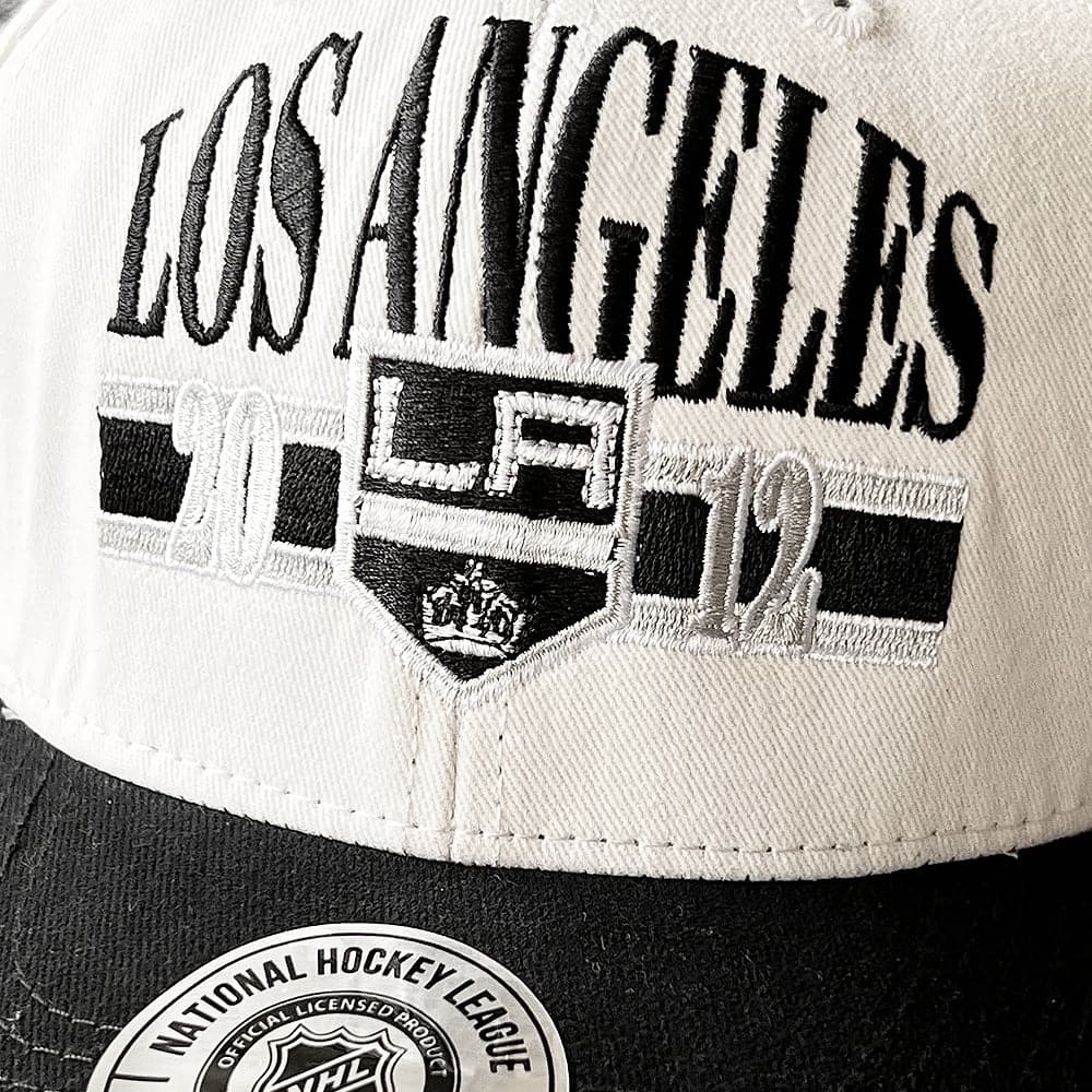 Los Angeles Kings NHL 2012 Vintage Deadstock Snapback Hat - Optic White