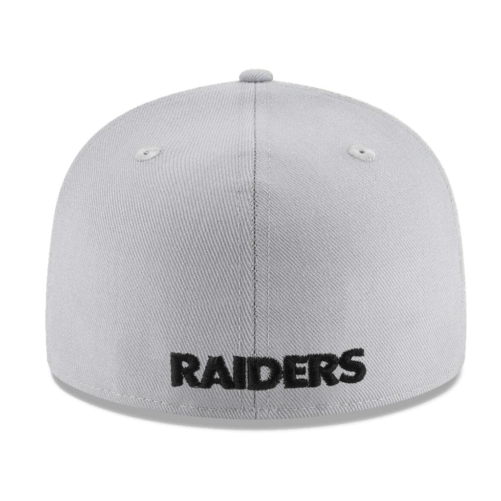 Las Vegas Raiders New Era NFL Team Alternate 59FIFTY Fitted Hat - Grey
