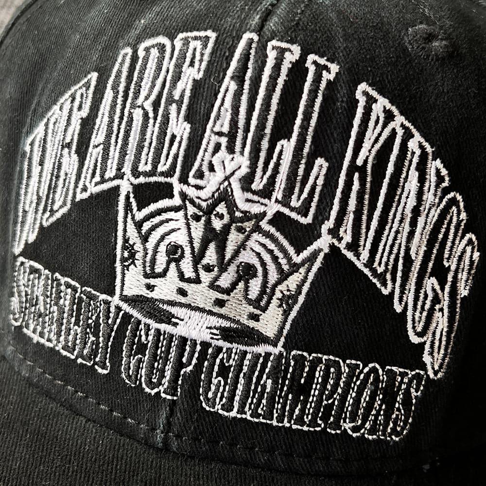 Los Angeles Kings NHL Vintage Deadstock Snapback Hat - Faded Black