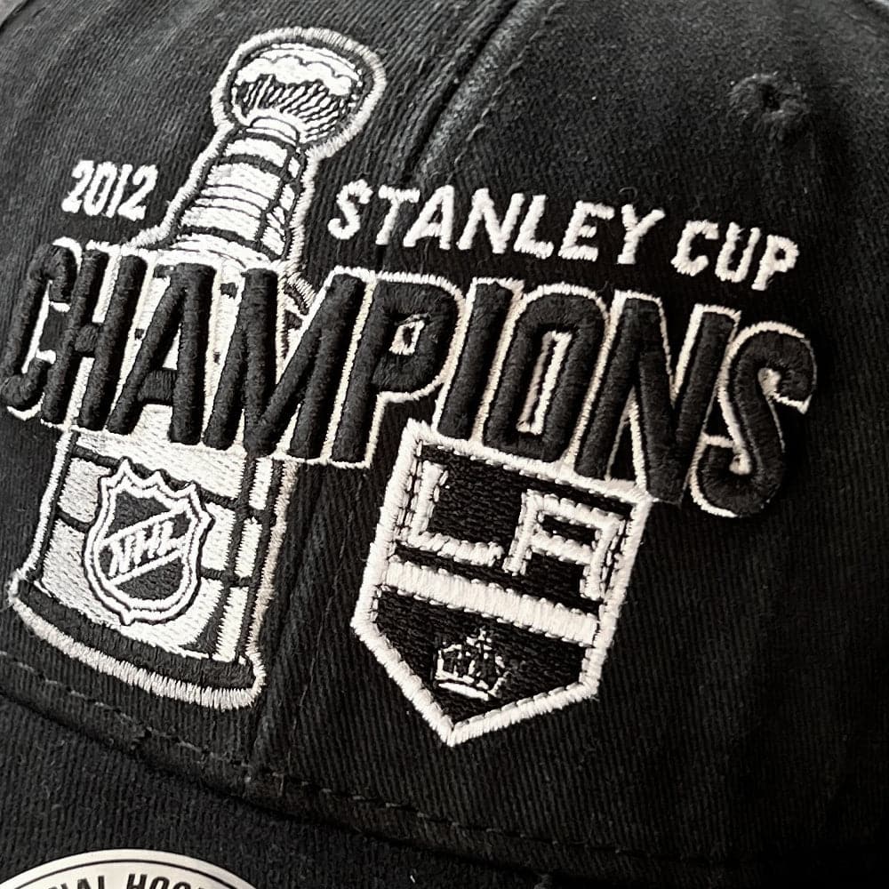 Los Angeles Kings NHL 2012 Champs Vintage Deadstock Snapback Hat - Faded Black