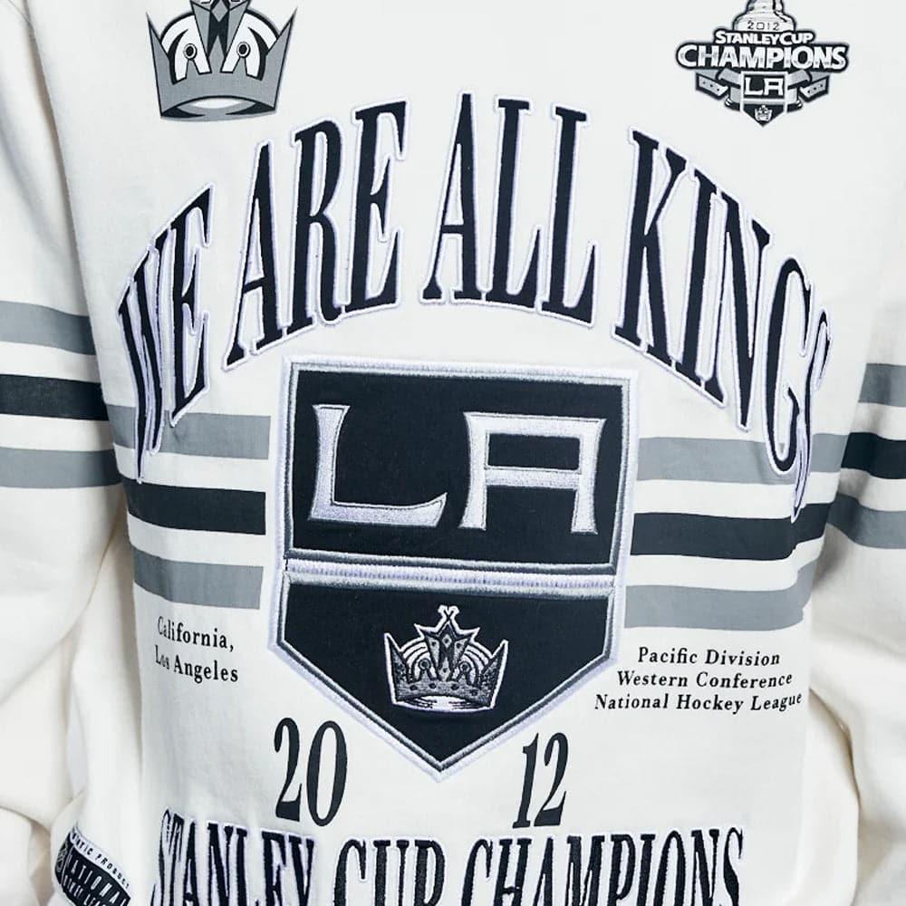 Los Angeles Kings NHL We Are All Kings Vintage Crew Jumper - White