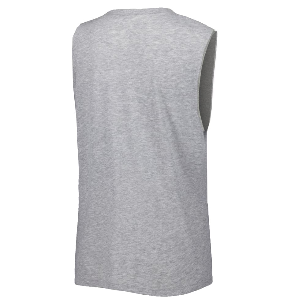 Womens Los Angeles Lakers NBA Essentials Bridgeport Sleeveless Tank T-Shirt - Grey Marle