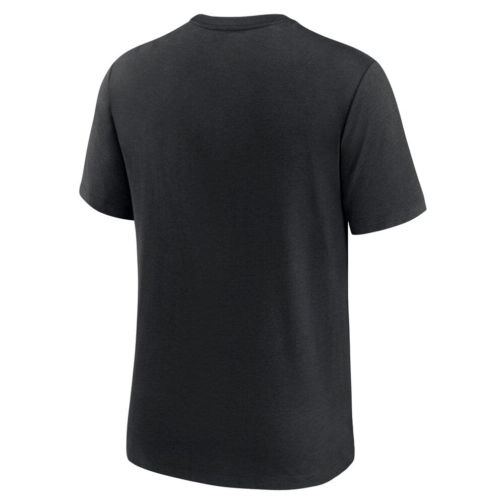 Las Vegas Raiders Nike NFL Historic Logo Tri-Blend T-Shirt - Black