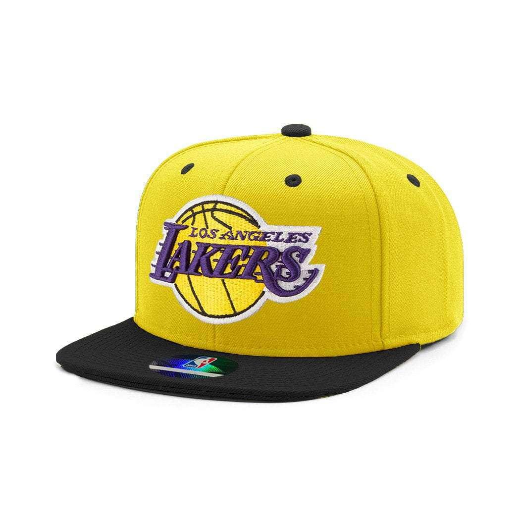 Kids Los Angeles Lakers Outerstuff NBA 2 Tone Snapback Hat - Yellow