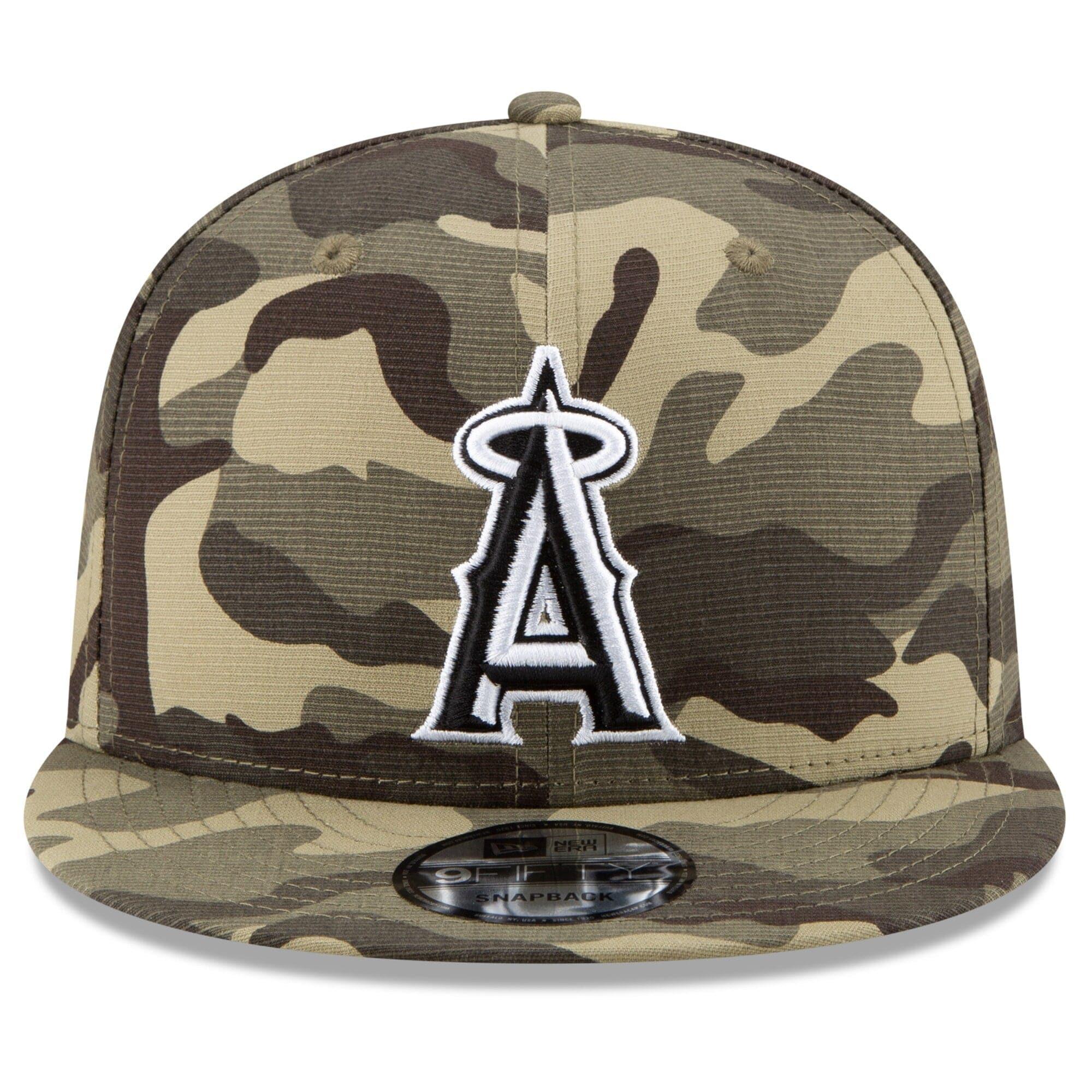 Los Angeles Angels New Era MLB 2021 Armed Forces 9FIFTY Snapback Hat - Camo