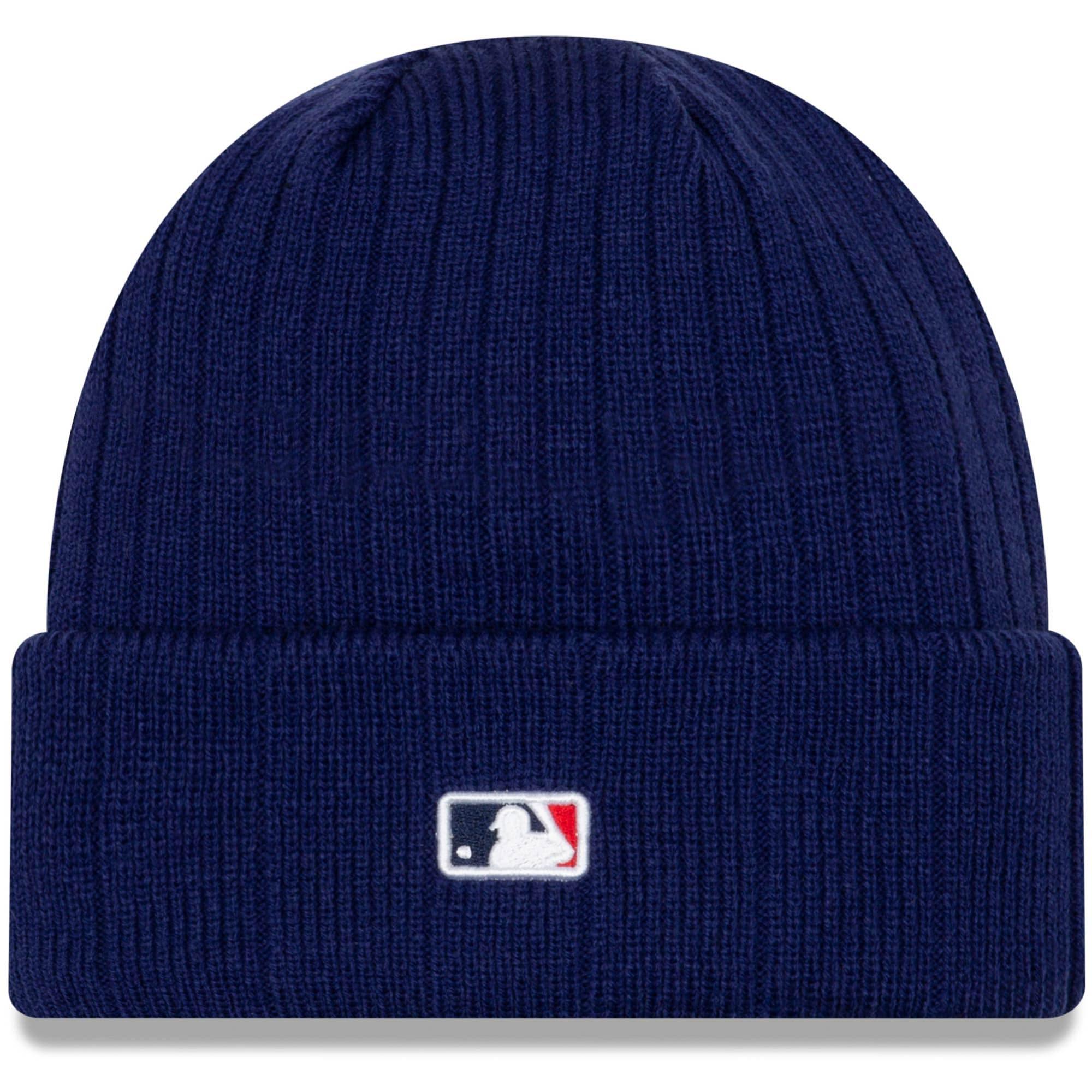 Los Angeles Dodgers New Era MLB On-Field Cuffed Knit Beanie - Blue