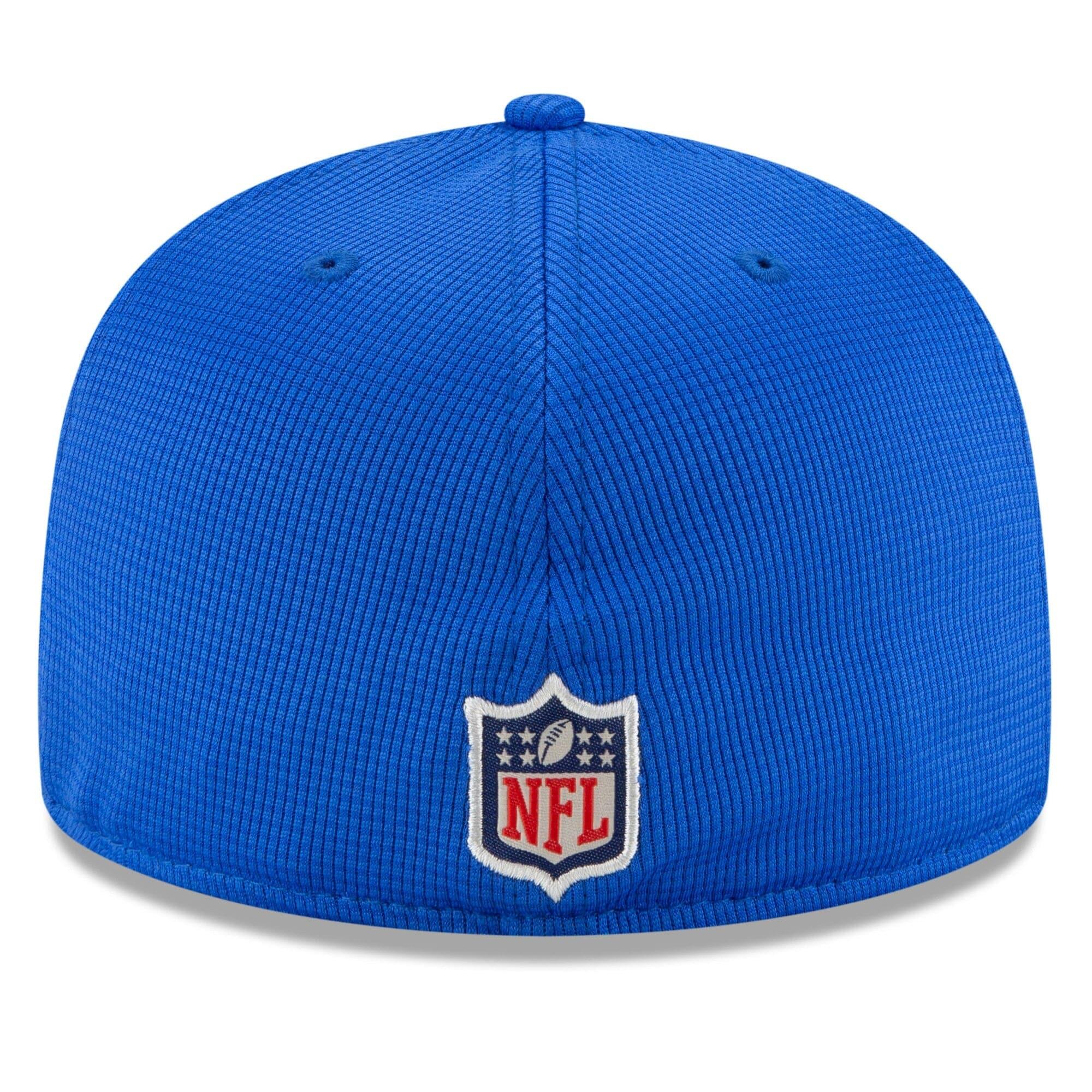 Los Angeles Rams New Era NFL 2021 Sideline Home 59FIFTY Fitted Hat - Blue
