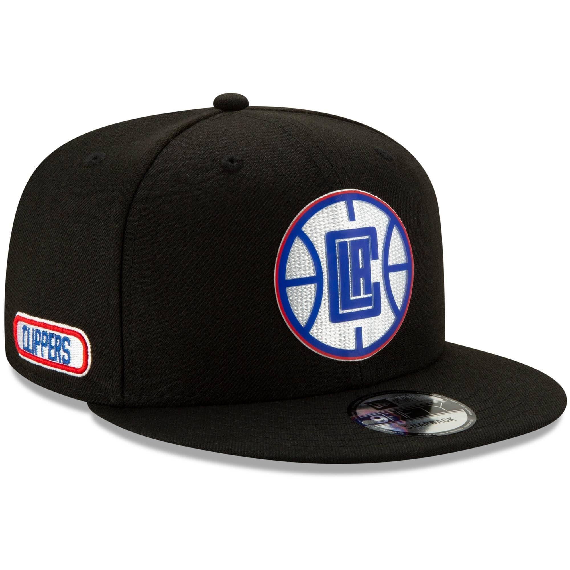 Los Angeles Clippers New Era NBA 2020 Back Half 9FIFTY Snapback Hat - Black