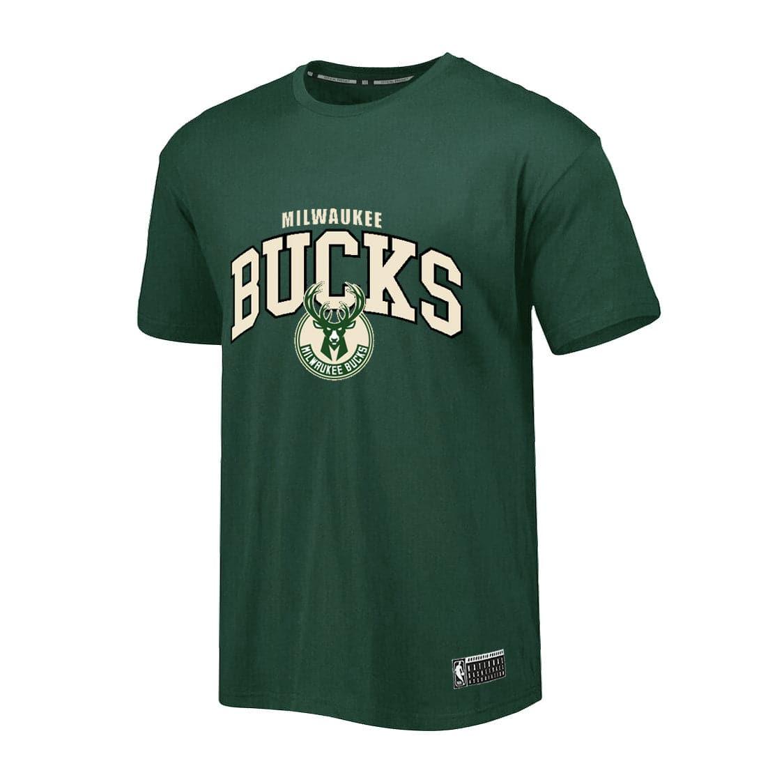 Youths Milwaukee Bucks NBA Essentials Team Arch T-Shirt - Green