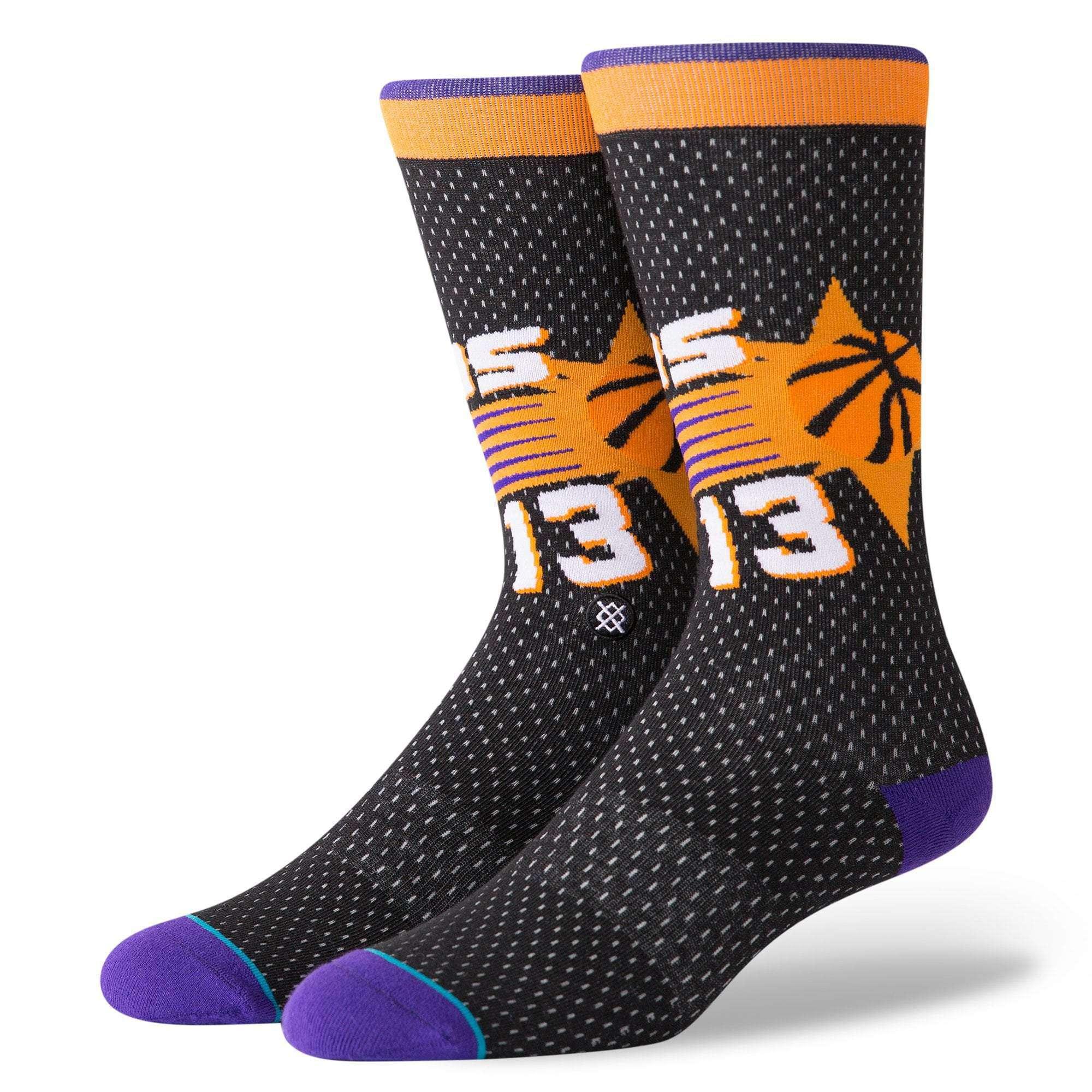 Steve Nash Phoenix Suns Stance NBA HWC Throwback Jersey Crew Socks - Black