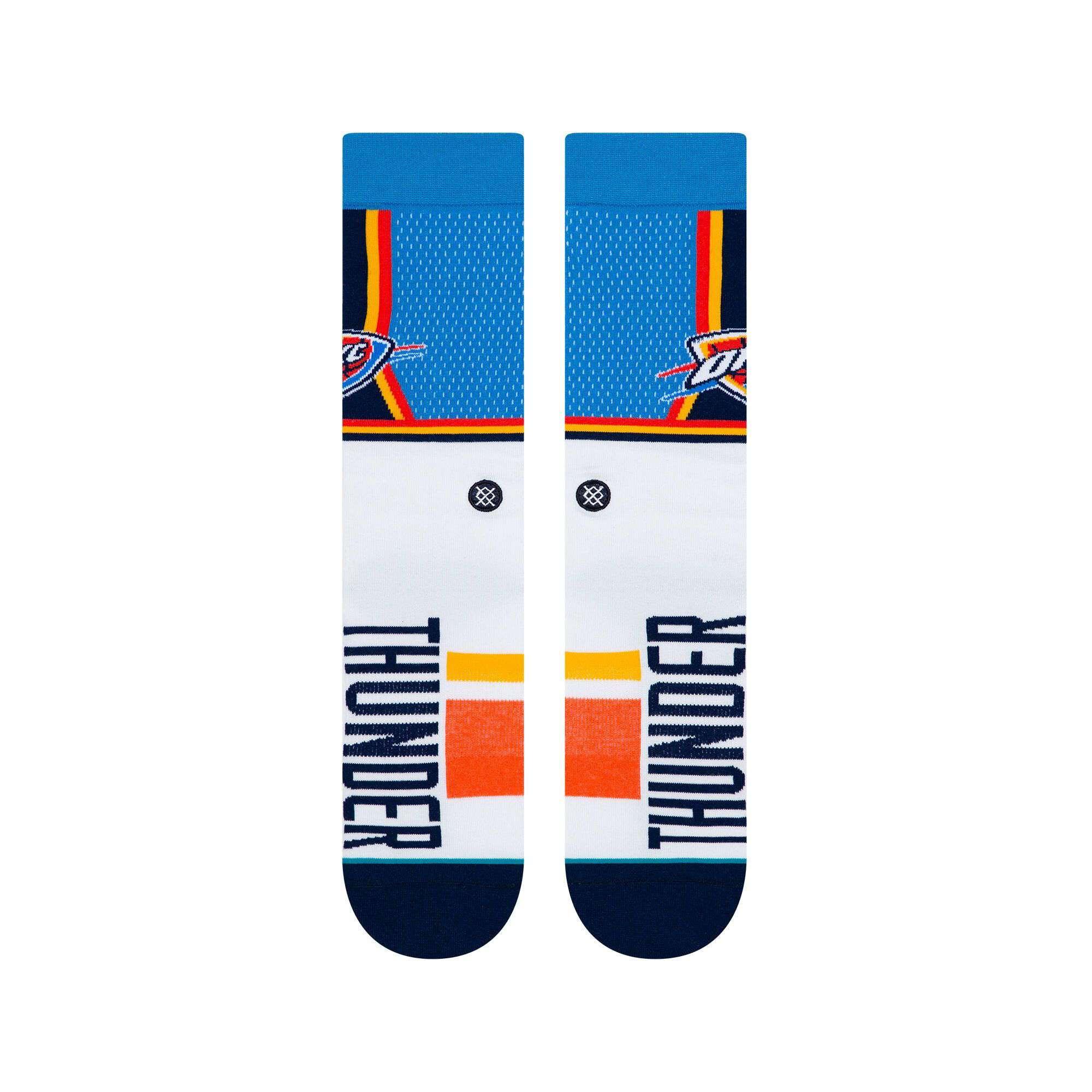 Oklahoma City Thunder Stance NBA Shortcut Crew Socks - Blue