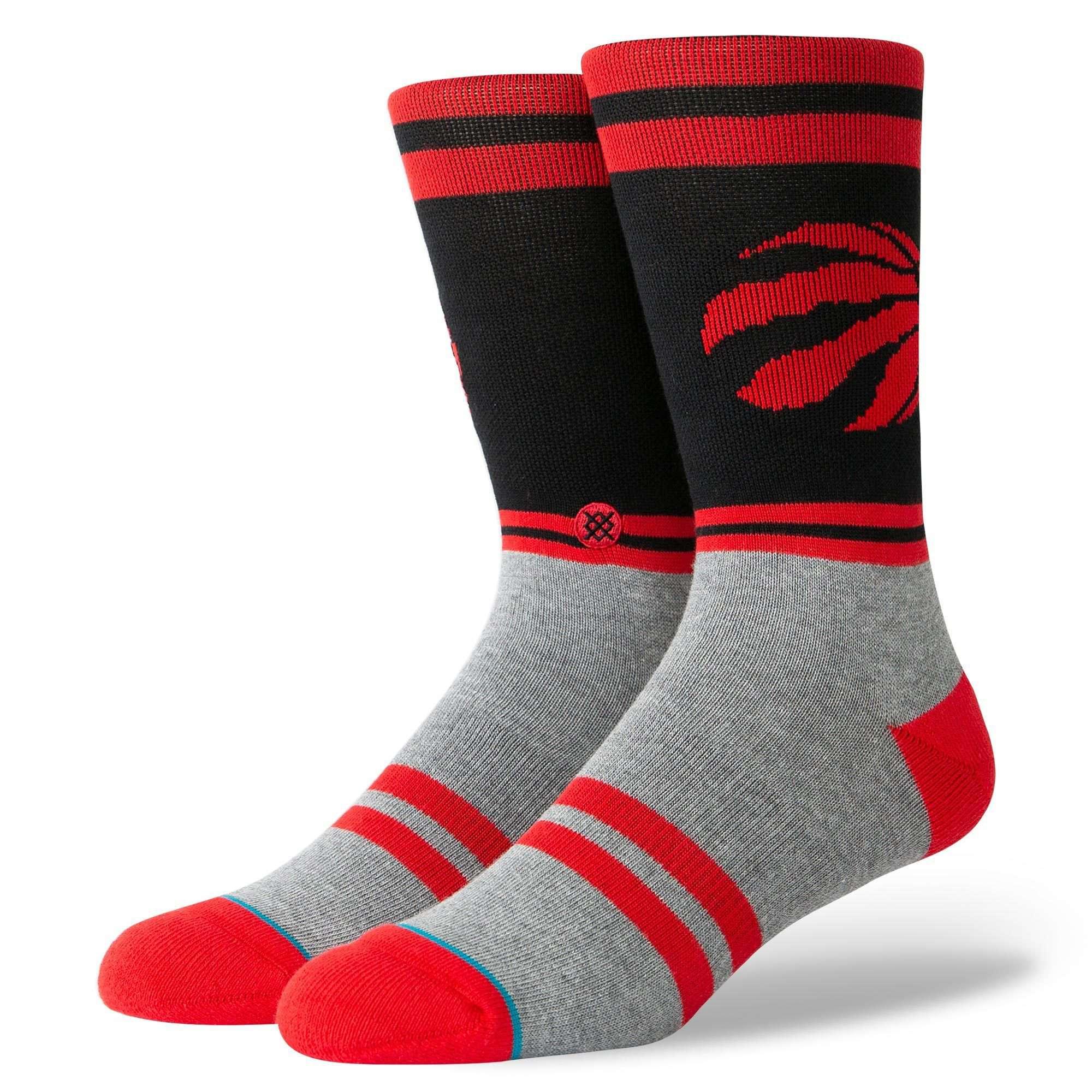Toronto Raptors Stance NBA City Gym Crew Socks - Black