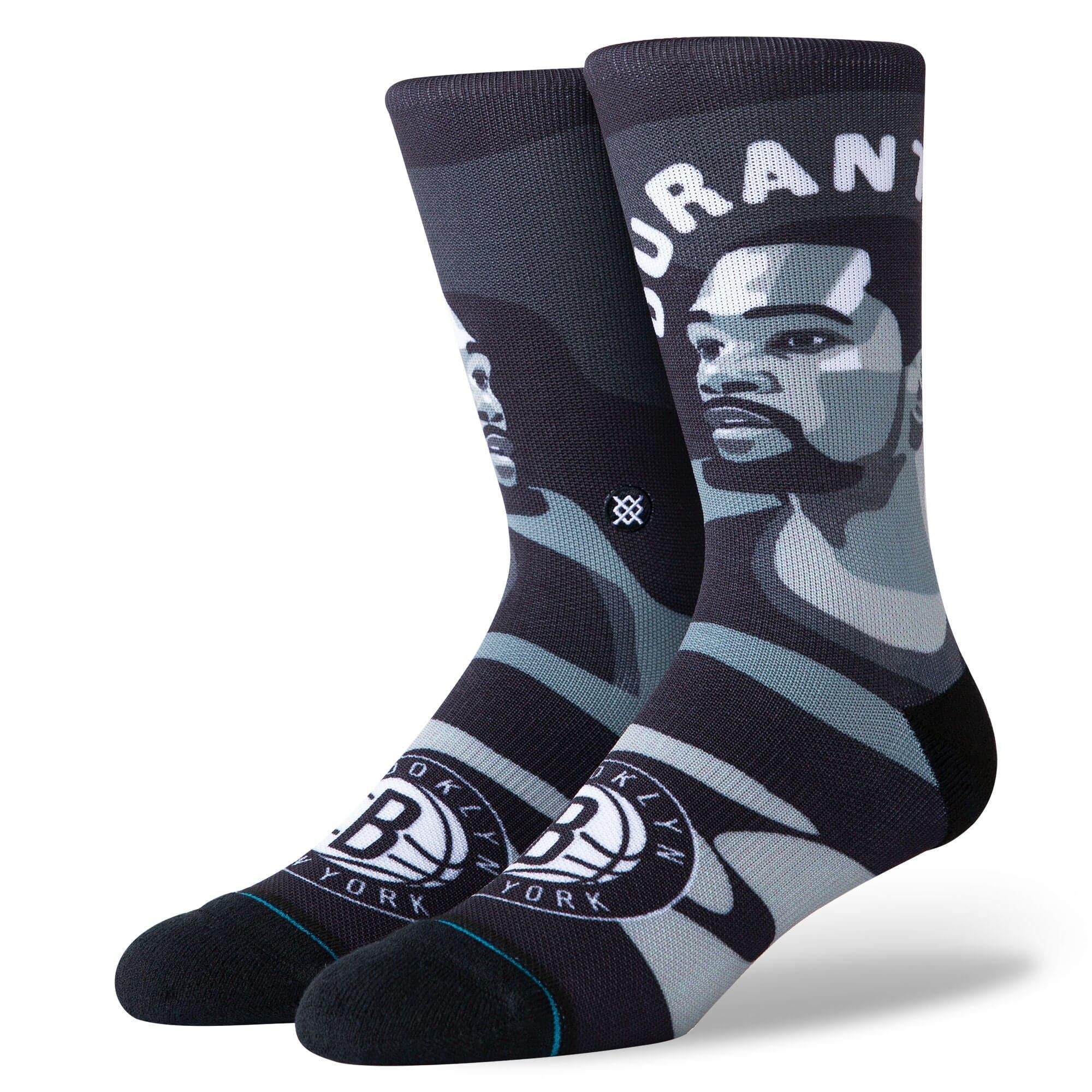 Kevin Durant Brooklyn Nets Stance NBA Future Legends Crew Socks - Black