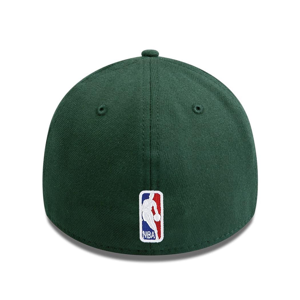 Milwaukee Bucks New Era NBA Team 39THIRTY Flex Fit Curve Hat - Green