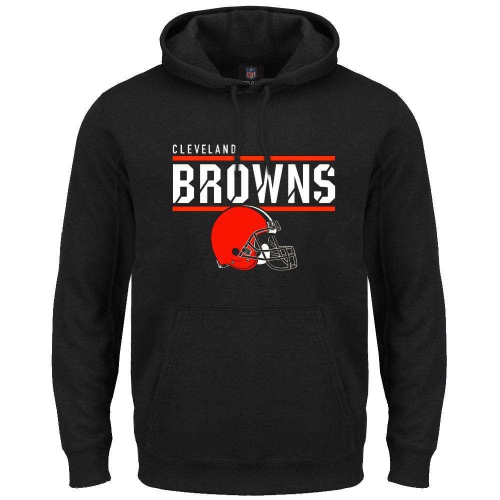 Cleveland Browns Majestic NFL Flex Team Hoodie Jumper - Black