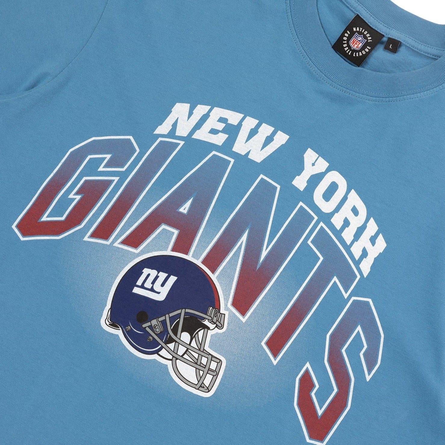 New York Giants Majestic NFL Sport Arch Vintage T-Shirt - Blue