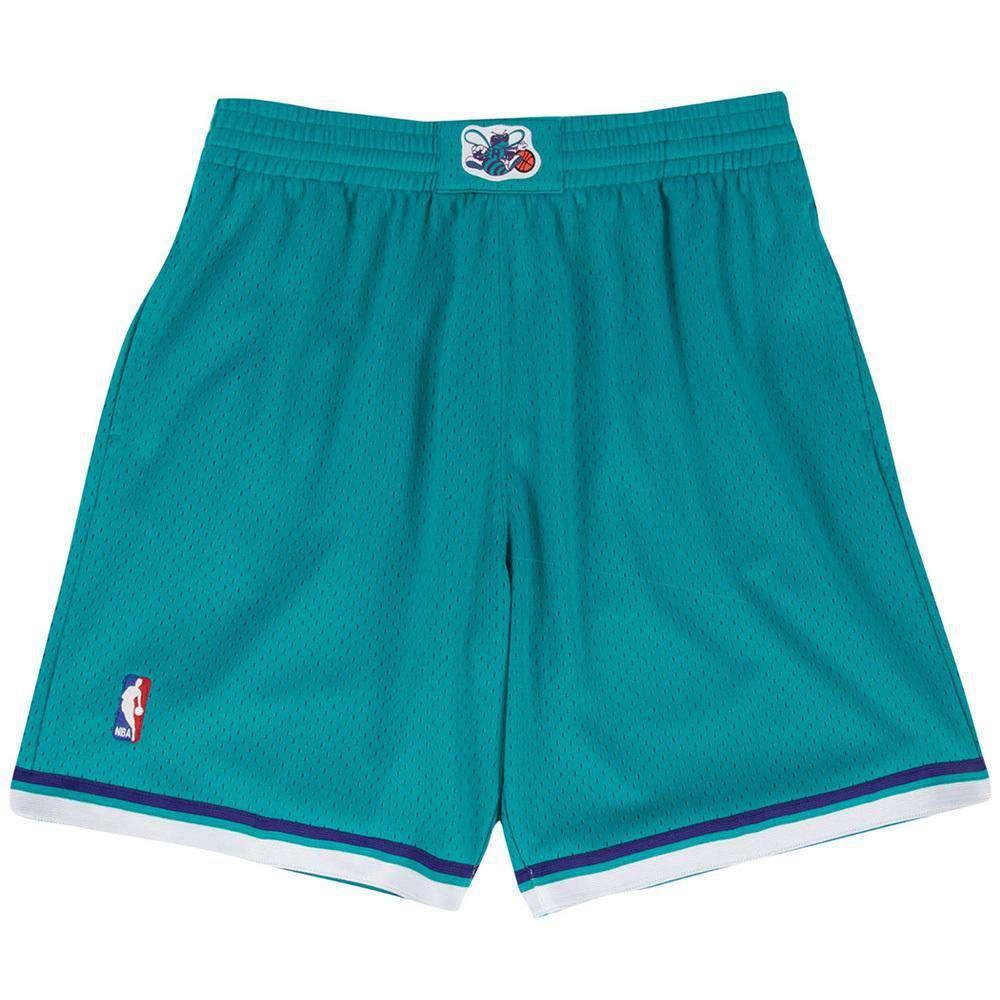Charlotte Hornets Mitchell & Ness NBA Swingman Shorts - Teal