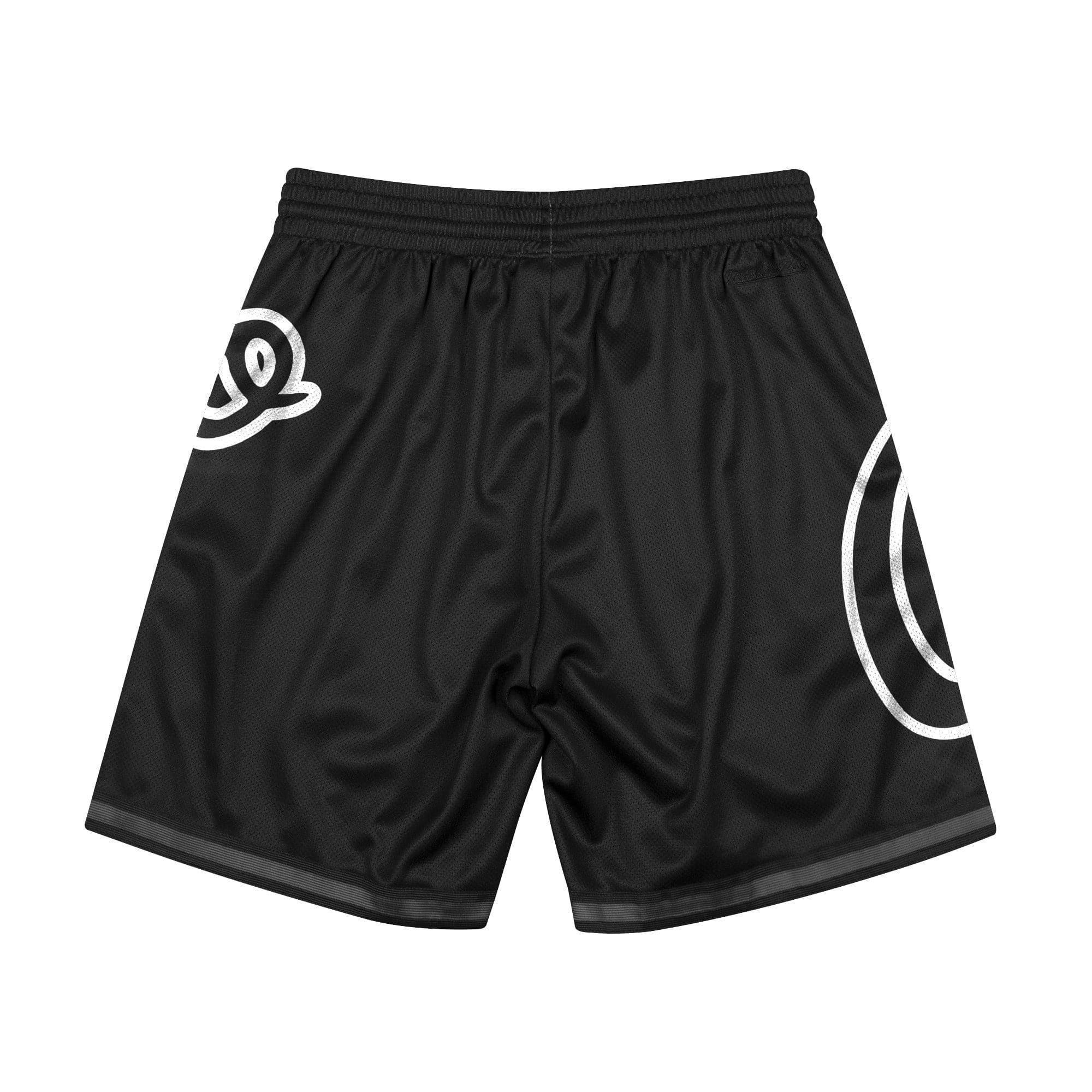 Chicago Bulls Mitchell & Ness NBA Big Face 3.0 Swingman Shorts - Black