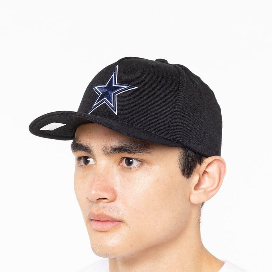 Dallas Cowboys Mitchell & Ness NFL Logo Classic Red Snapback Hat - Black