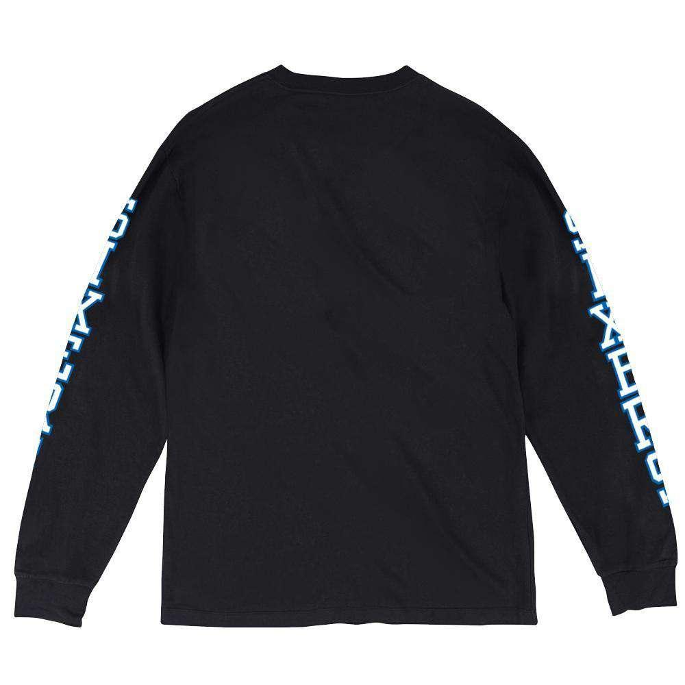 Philadelphia 76ers Mitchell & Ness NBA Iconic Long Sleeve T-Shirt - Black
