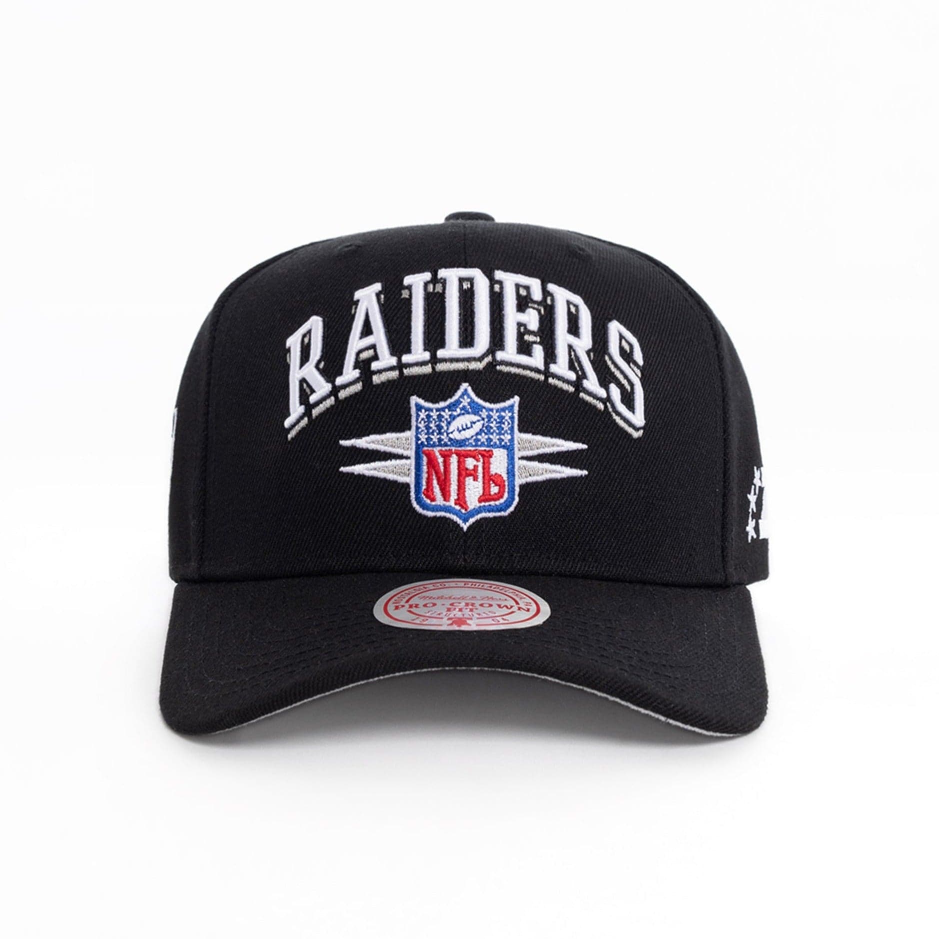 Las Vegas Raiders Mitchell & Ness NFL Diamond Pro Crown Snapback Hat - Black