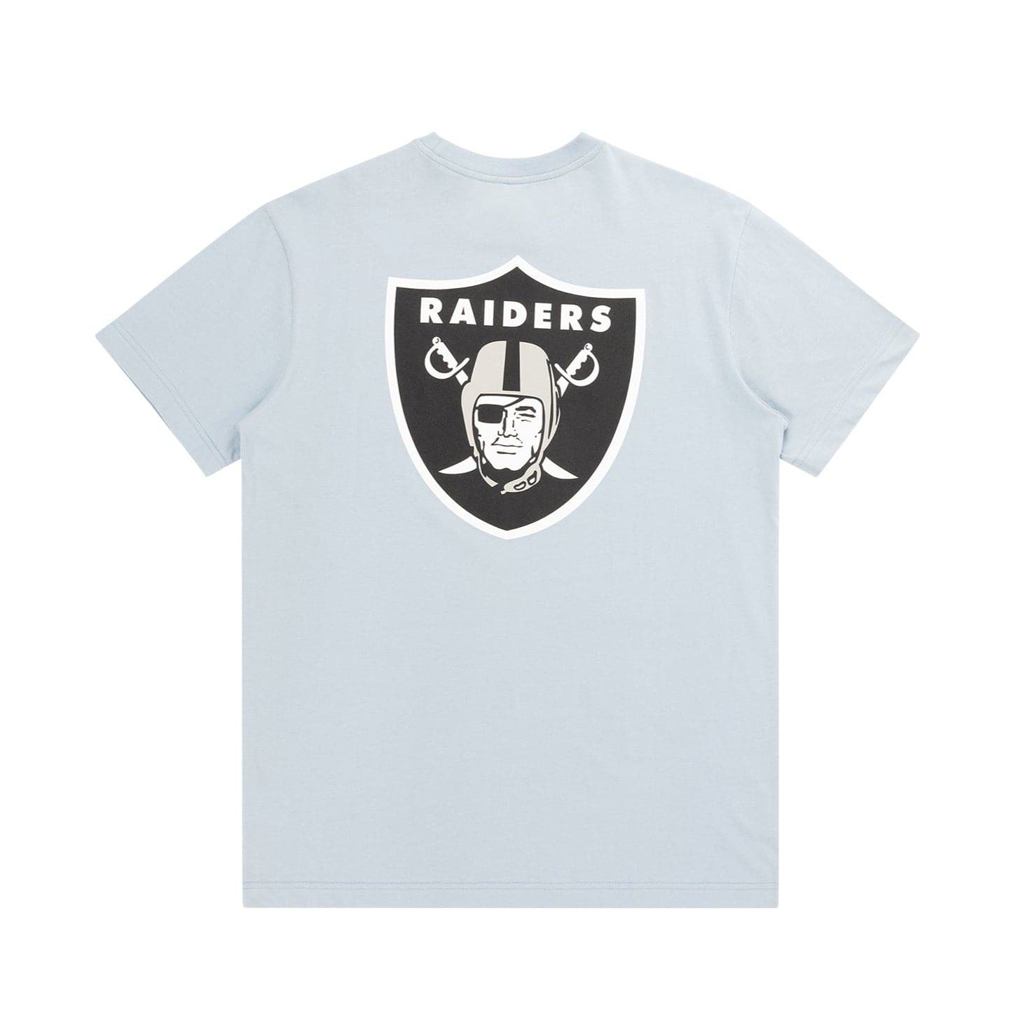 Las Vegas Raiders Majestic NFL Jeaner Logo T-Shirt - Blue Fog