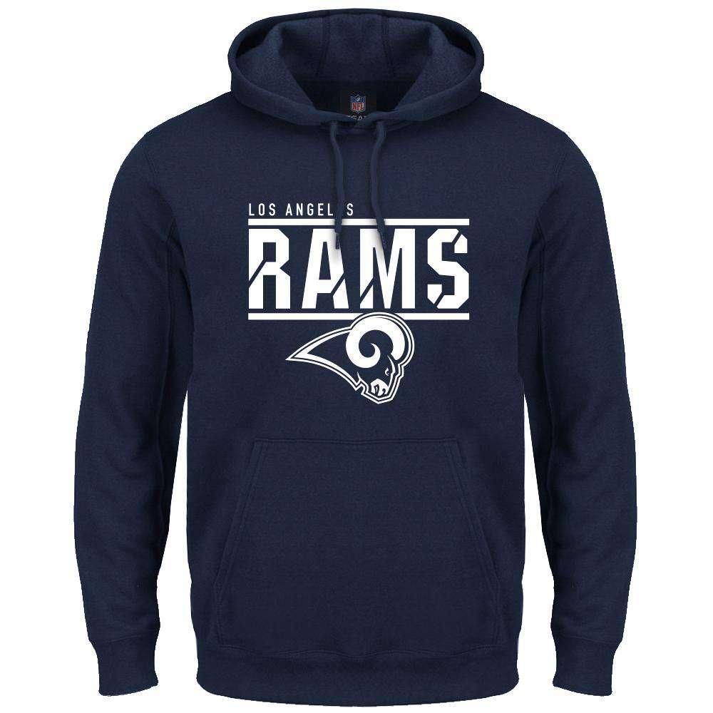 Los Angeles Rams Majestic NFL Flex Team Hoodie Jumper - Navy