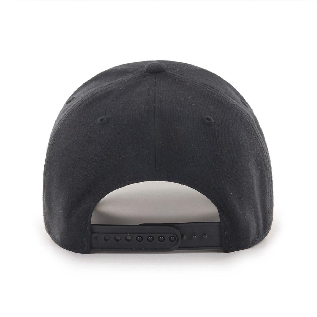 Boston Bruins '47 NHL Black On Black MVP DT Pinch Curve Snapback Hat