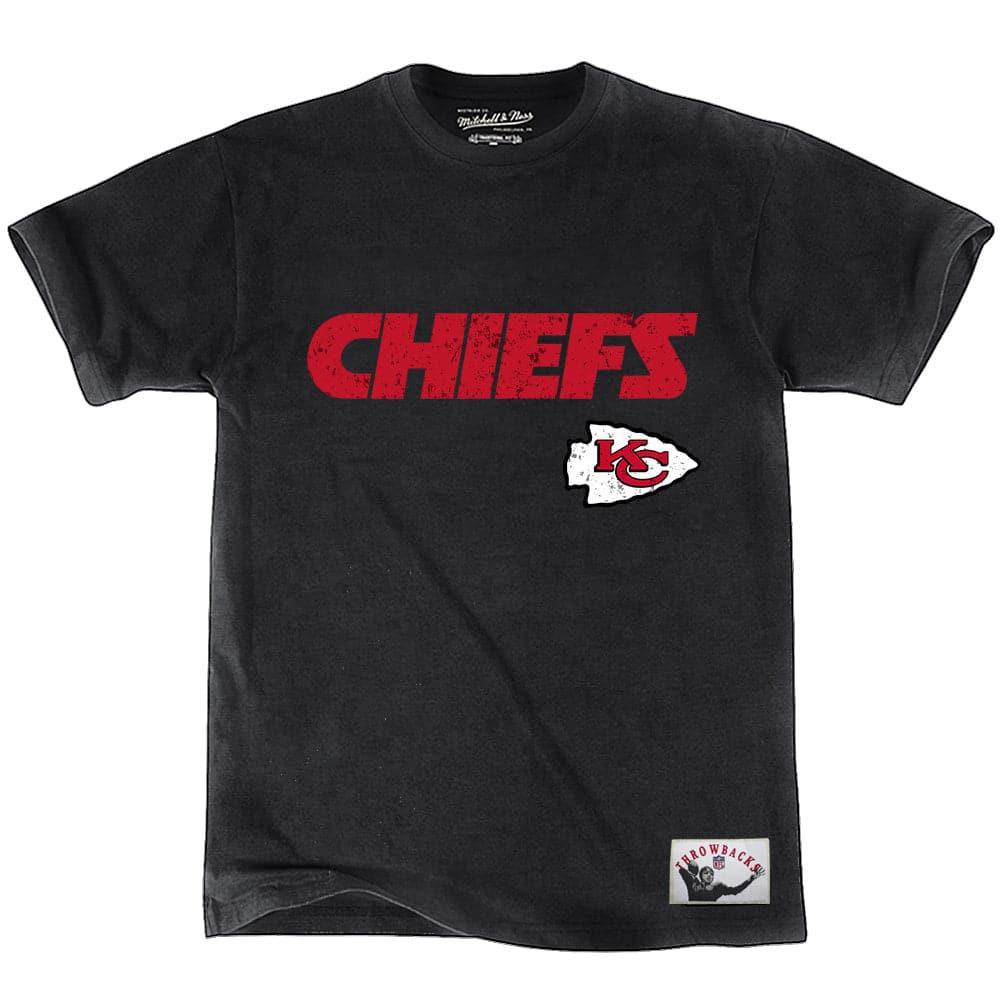 Kansas City Chiefs Mitchell & Ness NFL Vintage Team T-Shirt - Black