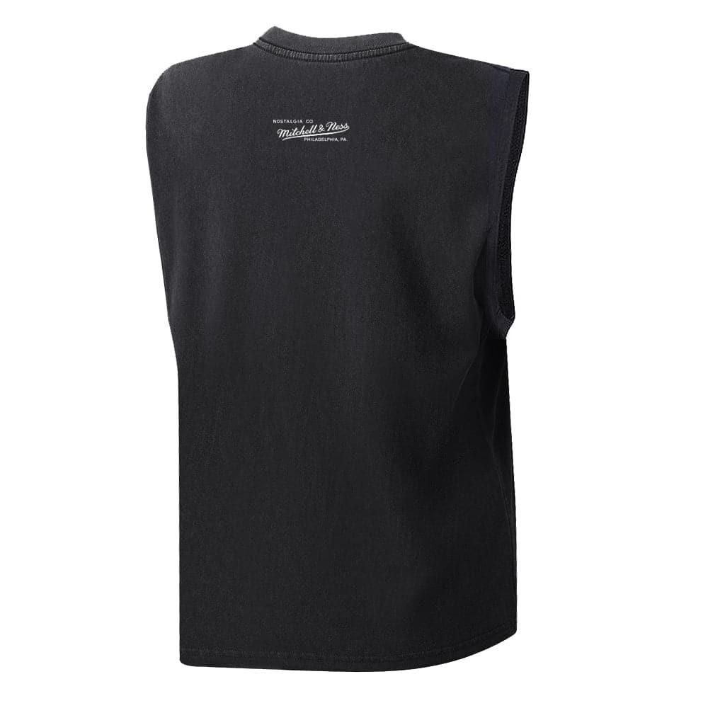 Womens Los Angeles Lakers Mitchell & Ness NBA Locker Room Vintage Tank T-Shirt - Faded Black
