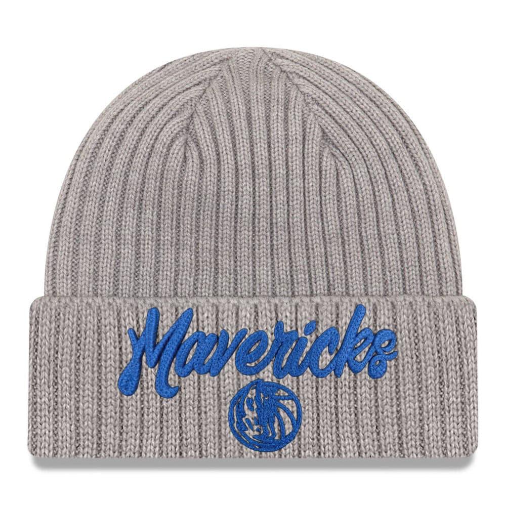 Dallas Mavericks New Era 2020 NBA Draft Knit Beanie - Heather Grey
