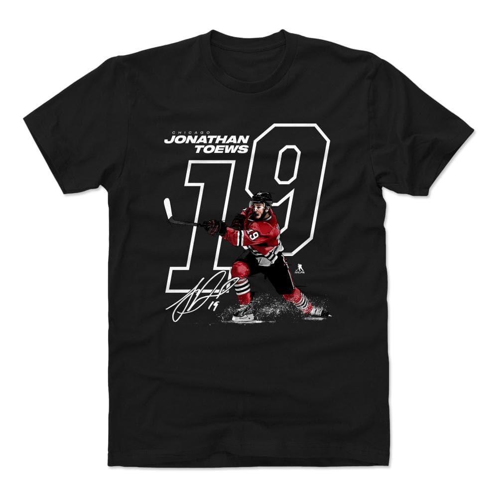 Jonathan Toews Chicago Blackhawks 500 Level NHL Offset T-Shirt - Black