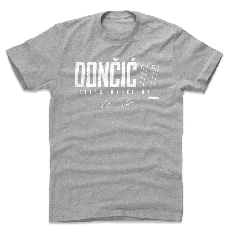 Luka Doncic Dallas Mavericks 500 Level NBA Elite T-Shirt - Grey