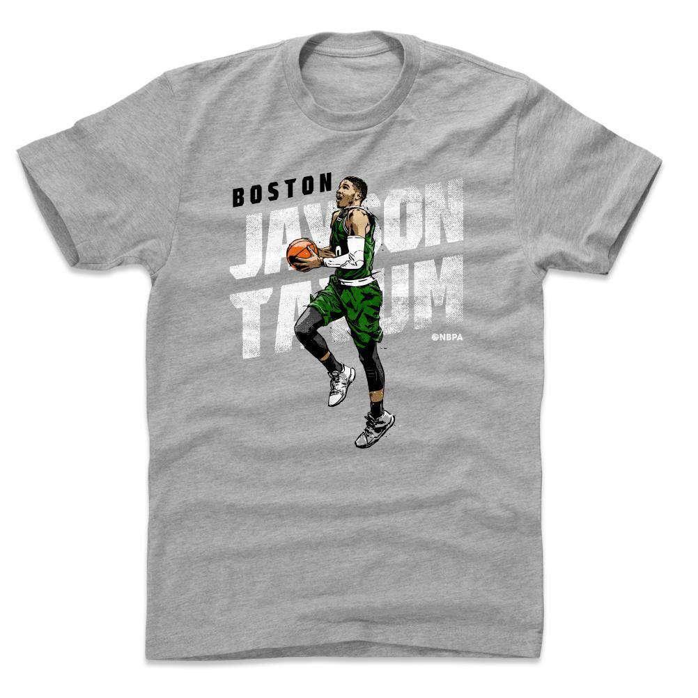 Jayson Tatum Boston Celtics 500 Level NBA Lift Off T-Shirt - Gray