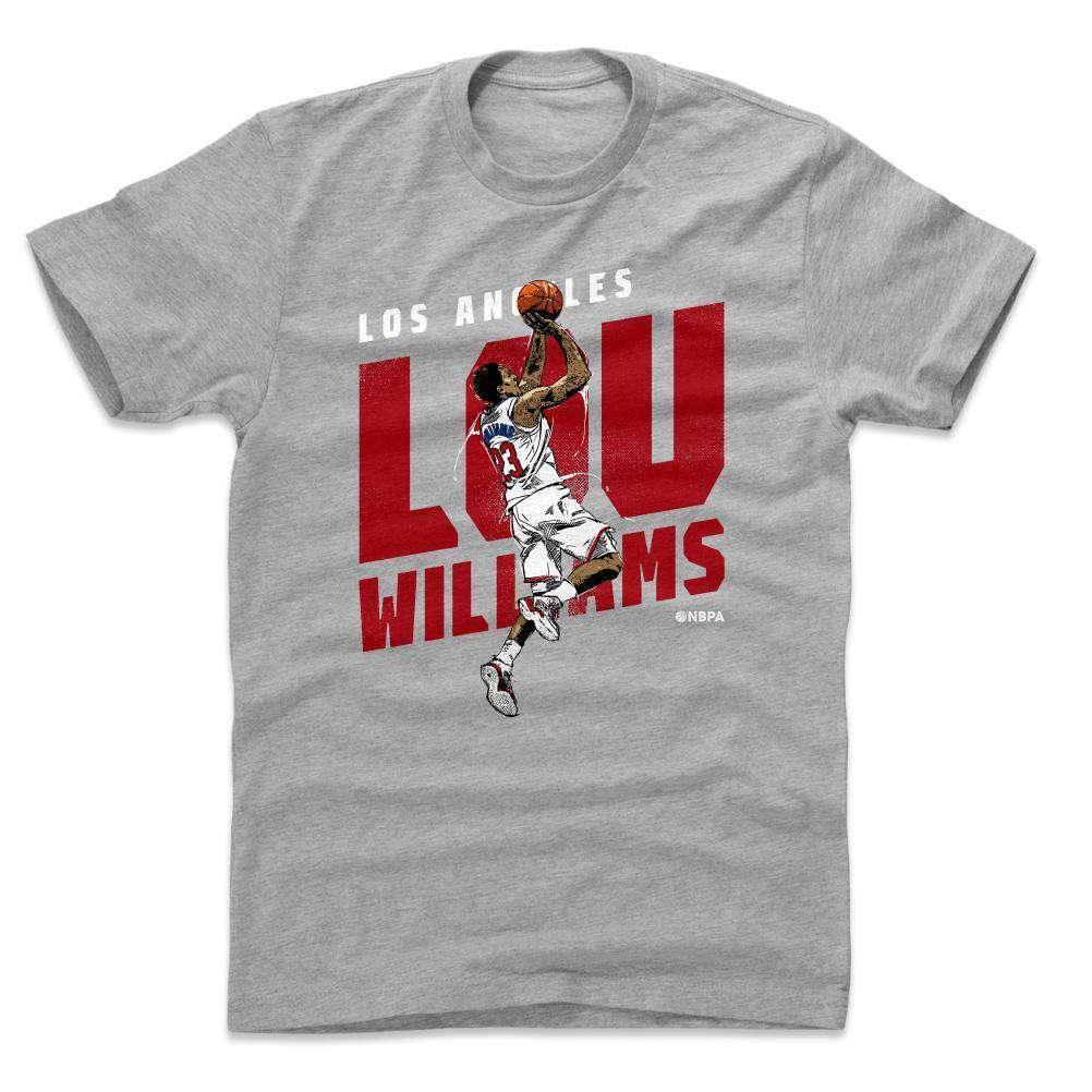 Lou Williams Los Angeles Clippers 500 Level NBA Jump T-Shirt - Grey