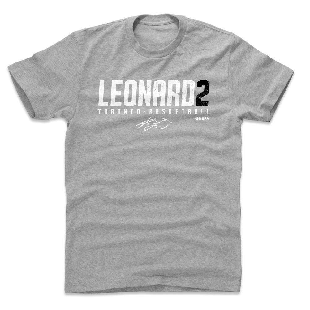 Kawhi Leonard Toronto Raptors 500 Level NBA Name T-Shirt - Grey