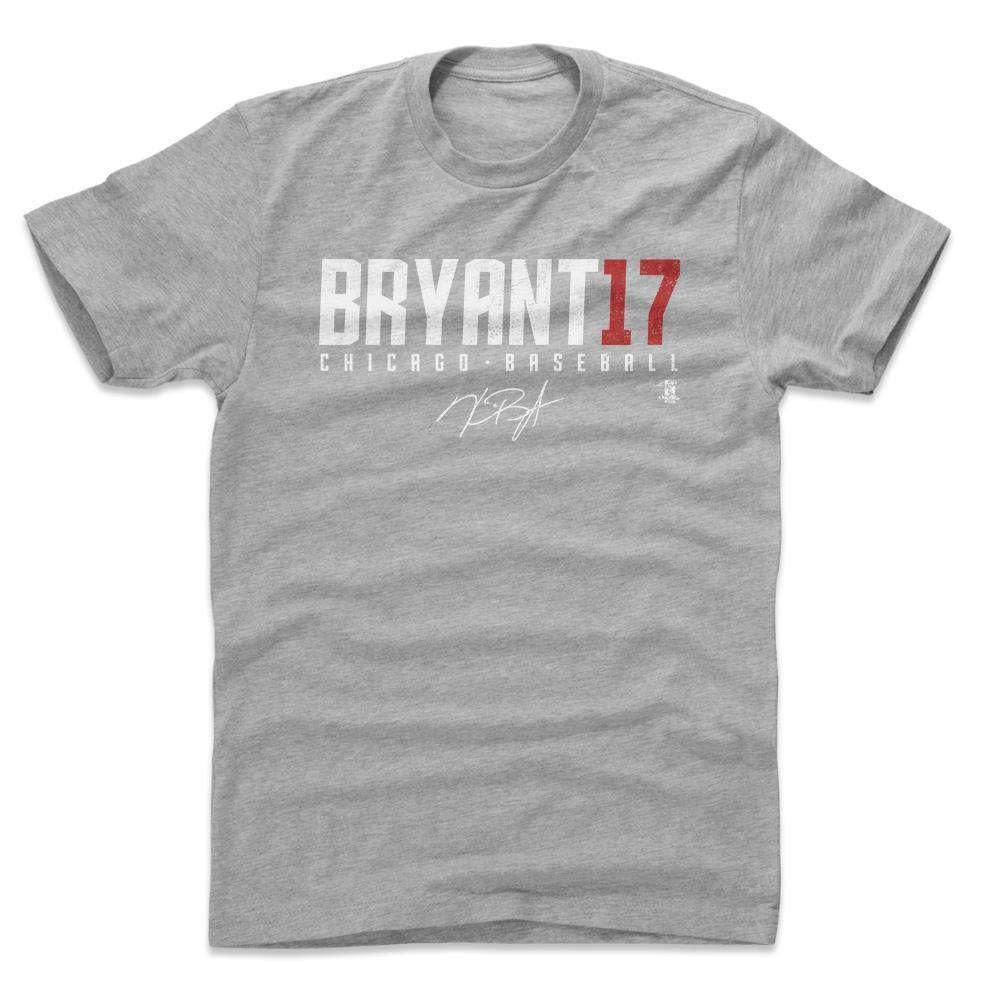 Kris Bryant Chicago Cubs 500 Level MLB Name T-Shirt - Grey