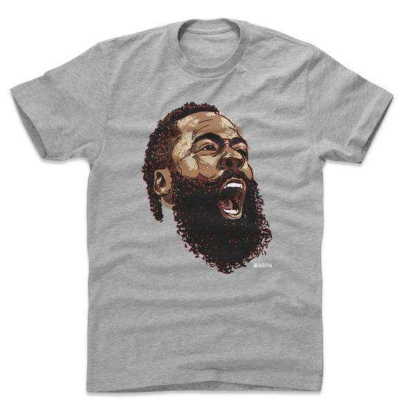 James Harden Houston Rockets 500 Level NBA Scream T-Shirt - Grey