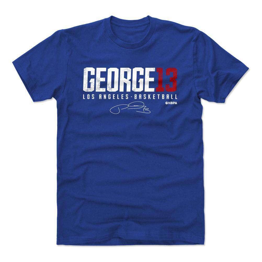 Paul George Los Angeles Clippers 500 Level NBA Name T-Shirt - Blue